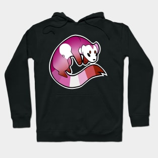 Ferret Lesbian Pride Hoodie